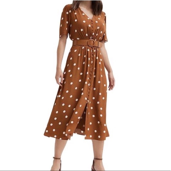 Witchery Spot Button Dress - Picture 3 of 7